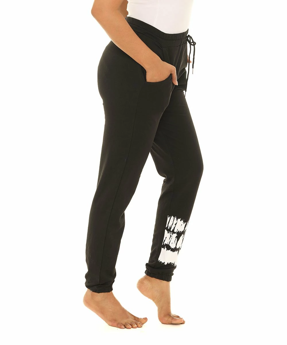 Best reviews of π€© Shoreline Black & White Abstract Pocket Joggers - π© Women π - Image 2