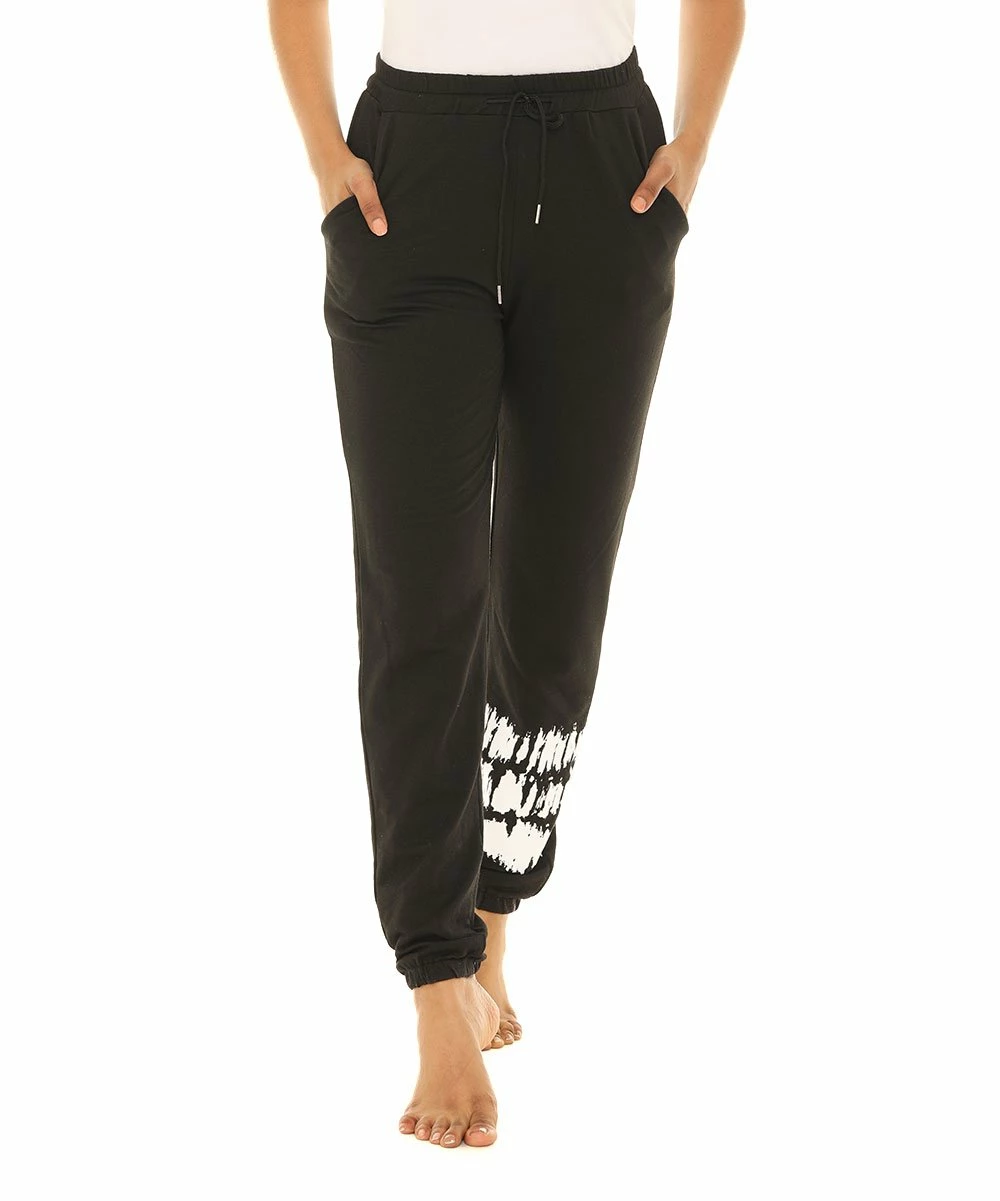 Best reviews of π€© Shoreline Black & White Abstract Pocket Joggers - π© Women π