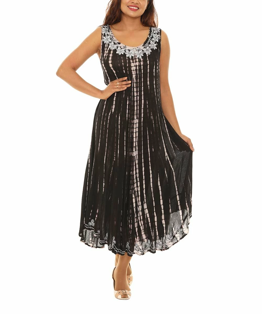 Brand new π€© Shoreline Black & White Floral Embroidered Maxi π Dress - π© Women & Plus β - Image 3