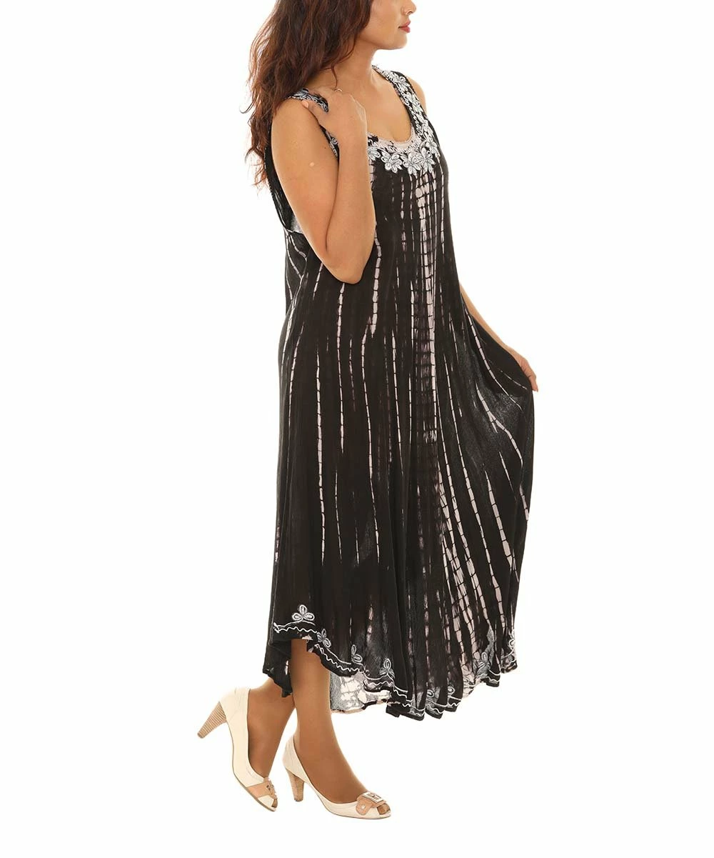 Brand new π€© Shoreline Black & White Floral Embroidered Maxi π Dress - π© Women & Plus β - Image 5