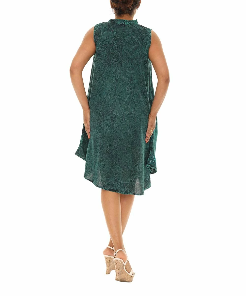 Budget π₯ Shoreline Mint Acid Wash Sleeveless Pocket π Dress - π© Women & Plus 𧨠- Image 2