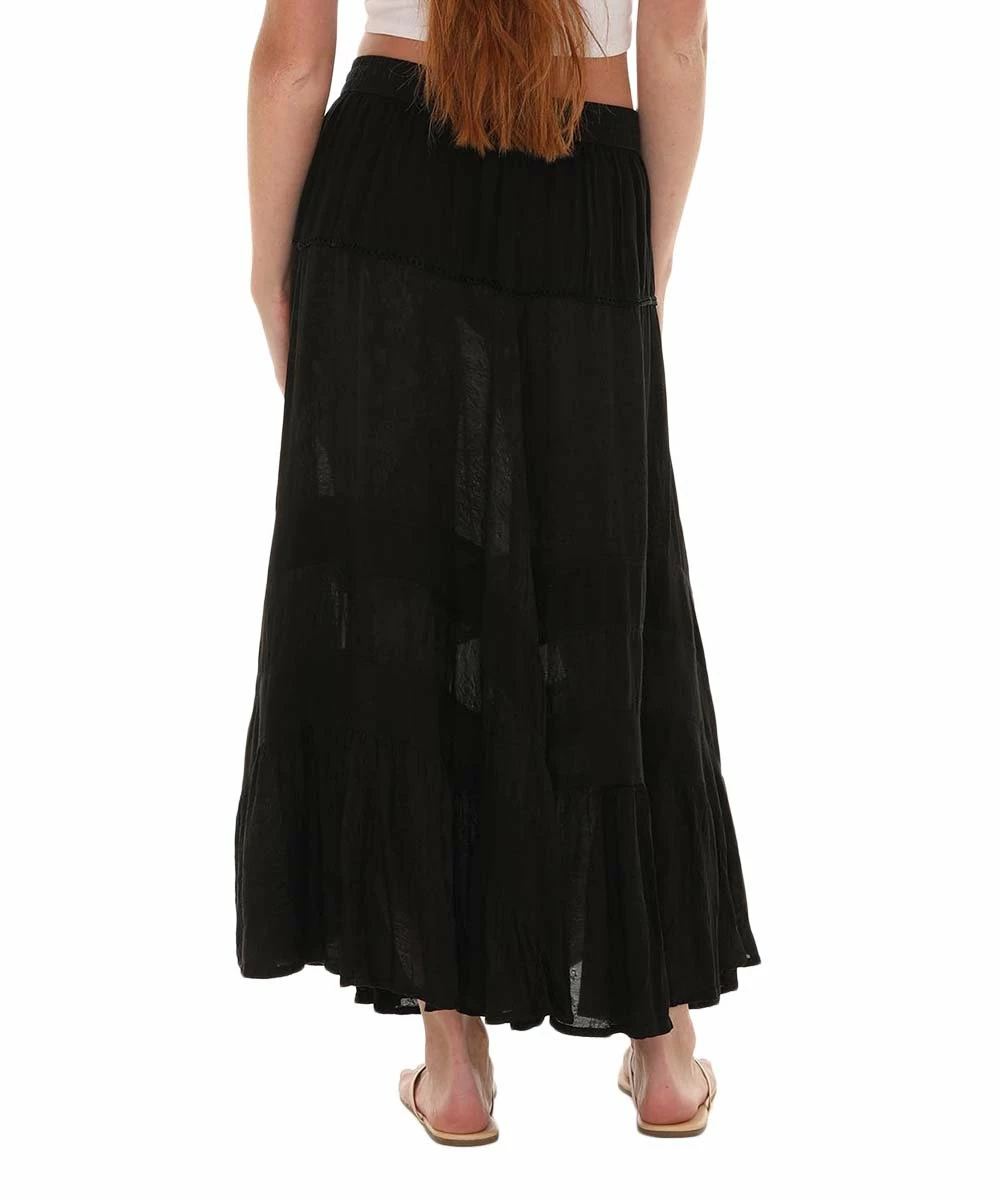 Coupon π Shoreline Black Chevron Sheer Maxi π Skirt - π© Women & Plus π - Image 2