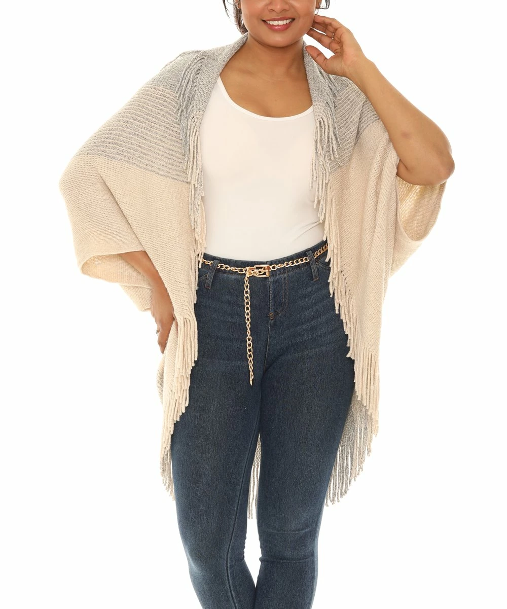 Best reviews of βοΈ Shoreline Oatmeal Fringe Open Cardigan - π© Women & Plus π