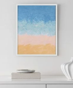 Top 10 👍 SAFAVIEH | Light Blue & Sand Shoreline Wall Art 🤩