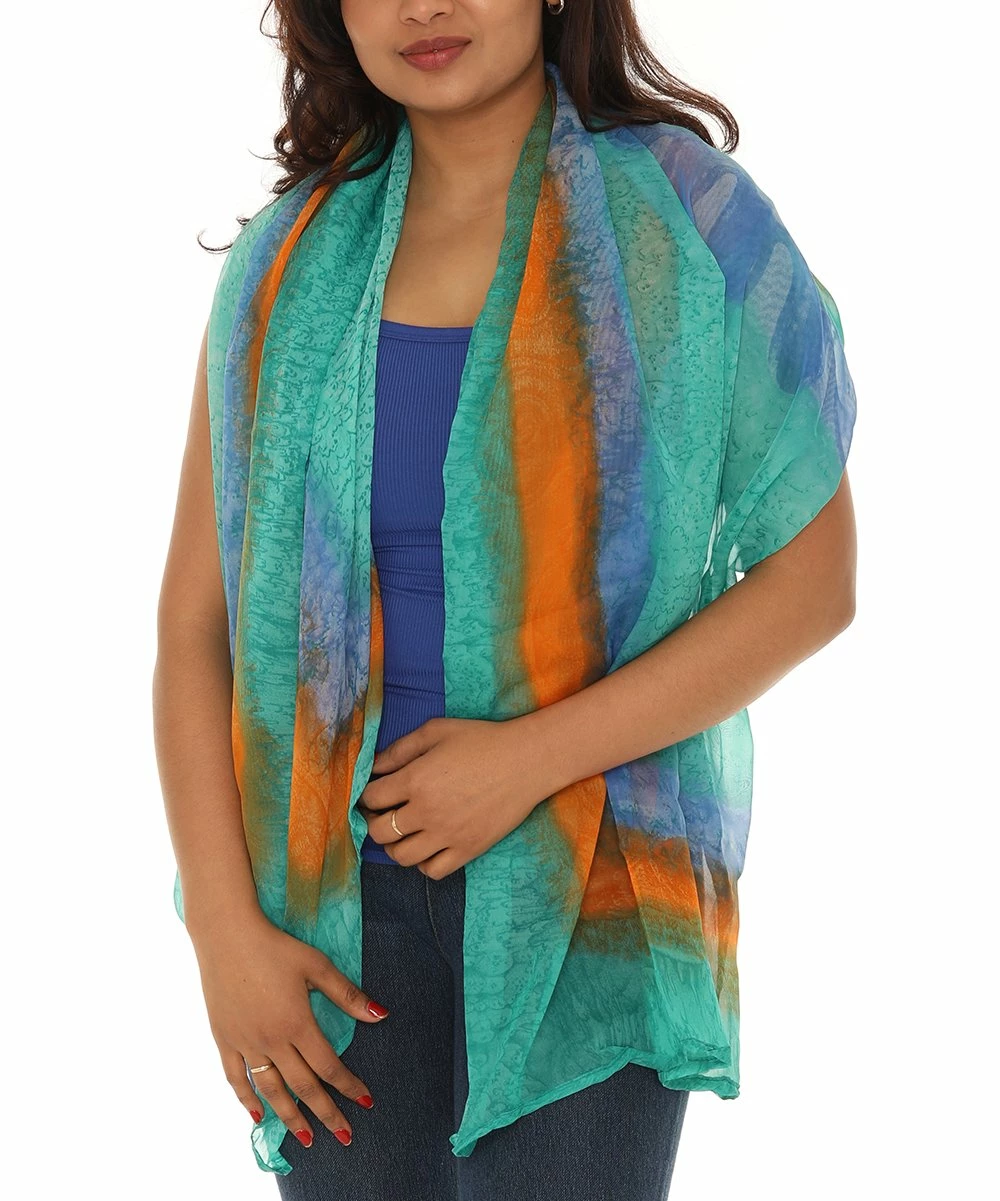 Budget π Shoreline Mint Chiffon Pashmina Scarf - π© Women 𧨠- Image 3