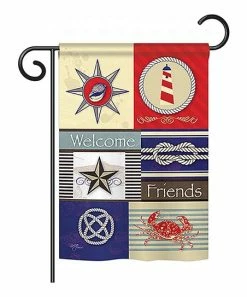 Hot Sale ⌛ Two Group Flag Co. Shoreline Collage Outdoor Flag 😉