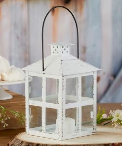 Cheapest 👍 Kate Aspen | 19'' Antiqued White Lattice-Pane Lantern ⭐