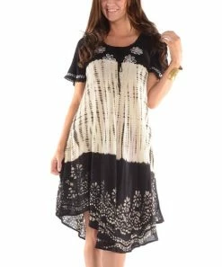 Brand new ✔️ Shoreline Black & Beige Floral Shift 👗 Dress - 👩 Women & Plus 👍
