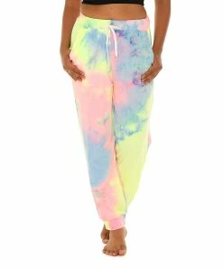 Best Sale π Shoreline Light Blue & Pink Multicolor Tie-Dye Drawstring Joggers - Plus βοΈ